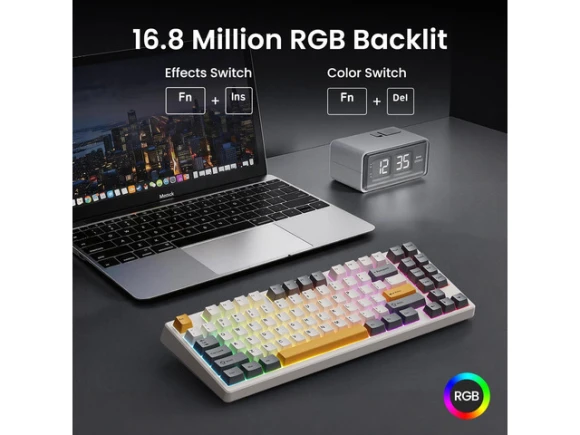 75% Wireless Mechanical Keyboard — Bluetooth Keyboard, Kisnt