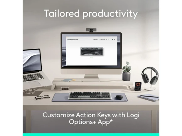 Graphite Wireless Mechanical Keyboard — Bluetooth Keyboard, Alto Keys