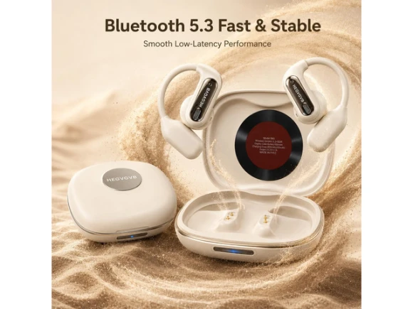 Open-ear Wireless Earbuds with Ear Hooks — Wireless Earbuds, Generic Logic, Inc.