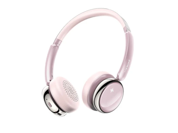 Pink Bluetooth Headphones — Wireless Earbuds, Generic Logic, Inc.