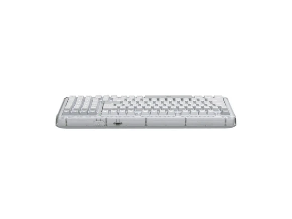 White Wireless Mechanical Keyboard — Bluetooth Keyboard, Logitech