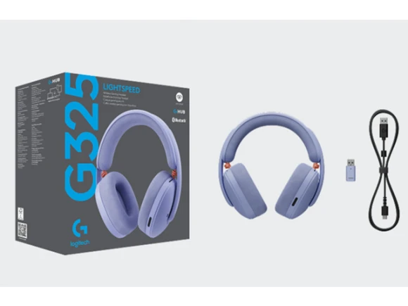 Wireless Gaming Headset, Purple — Wireless Earbuds, Logitech