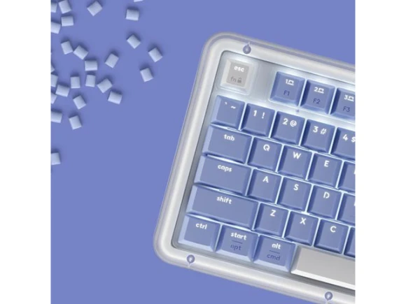 Wireless Mechanical Keyboard, Purple — Bluetooth Keyboard, Logitech