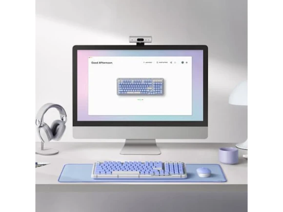 Wireless Mechanical Keyboard, Purple — Bluetooth Keyboard, Logitech