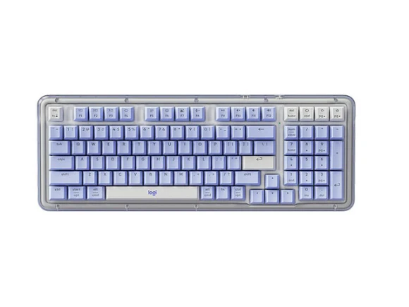 Wireless Mechanical Keyboard, Purple — Bluetooth Keyboard, Logitech
