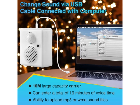 Motion-Activated Sound Player — Motion Sensor, Generic Logic, Inc.