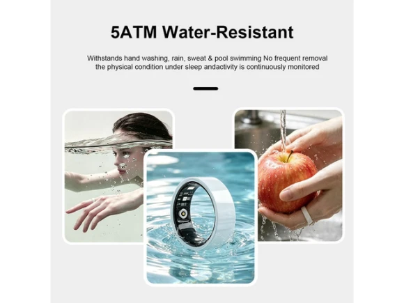 Smart Ring, Size 7, White — Smart Ring, Generic Logic, Inc.