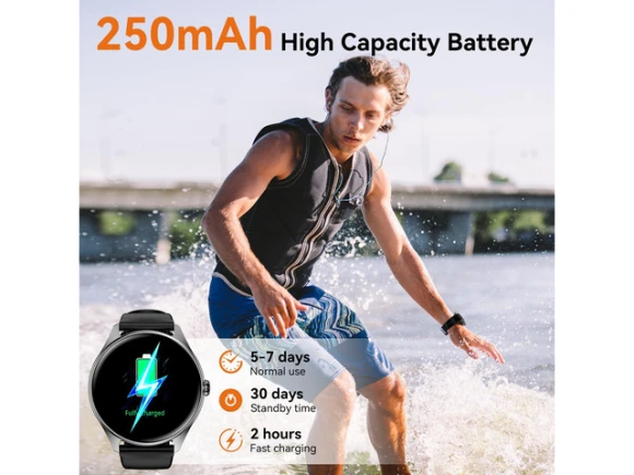 Smartwatch with 1.43-Inch AMOLED Display — Smart Watch, Generic Logic, Inc.