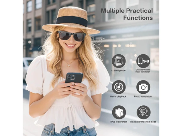 Smart Glasses, Classic Wayfarer Style — Smart Glasses, Generic Logic, Inc.