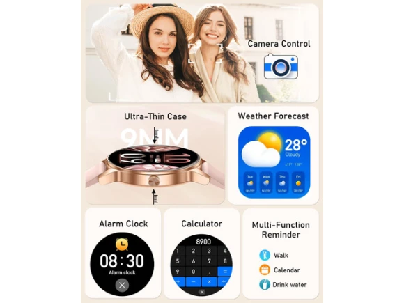 Smartwatch with 1.27-inch TFT Display and Bluetooth Calling — Smart Watch, Generic Logic, Inc.