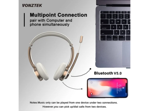 Bluetooth Headset with Microphone — Wireless Earbuds, Generic Logic, Inc.