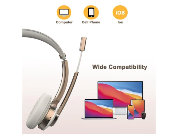 Bluetooth Headset with Microphone — Wireless Earbuds, Generic Logic, Inc.
