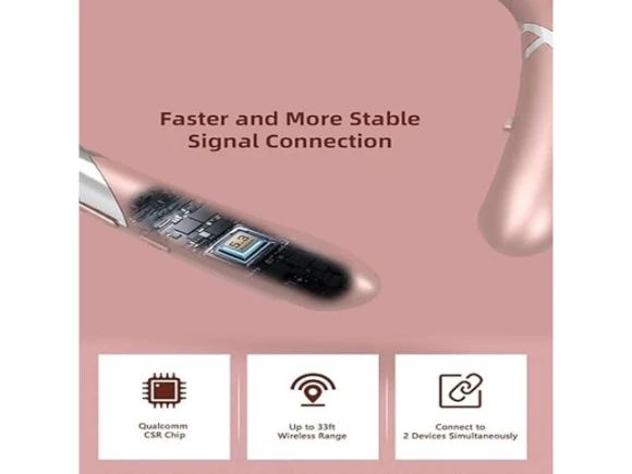 Bluetooth Neckband Headphones — Wireless Earbuds, Generic Logic, Inc.
