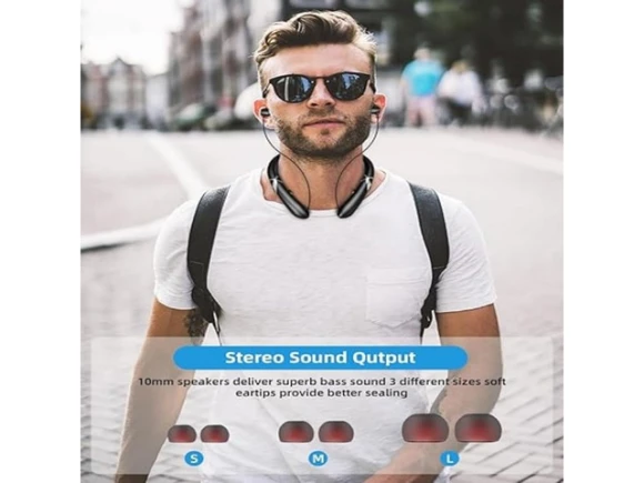 Bluetooth Neckband Headphones — Wireless Earbuds, Generic Logic, Inc.