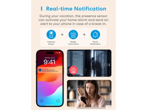 Presence Sensor with Matter over Wi-Fi — Motion Sensor, Generic Logic, Inc.