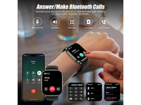 Black Smart Watch — Smart Watch, Generic Logic, Inc.