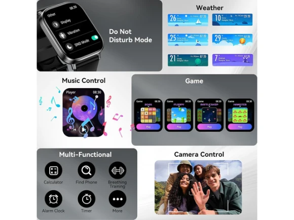 Black Smart Watch — Smart Watch, Generic Logic, Inc.