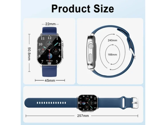 Blue Smart Watch — Smart Watch, Generic Logic, Inc.
