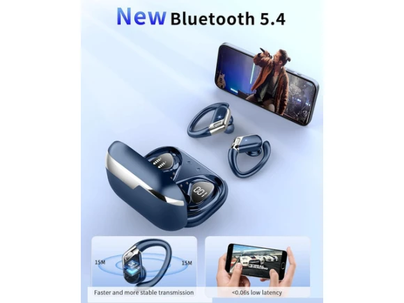 Blue Wireless Earbuds — Wireless Earbuds, Generic Logic, Inc.