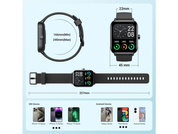 Smart Watch with 1.85-inch AMOLED Screen — Smart Watch, Generic Logic, Inc.