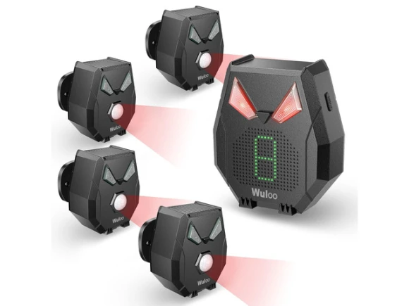 Wireless Driveway Alarm System, 1 Receiver and 4 Sensors — Motion Sensor, Generic Logic, Inc.