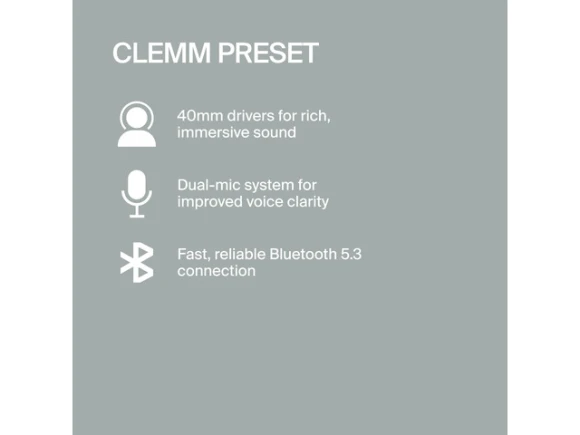 Wireless Over-Ear Headphones, Ivory — Wireless Earbuds, Generic Logic, Inc.