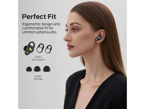 Black Wireless Earbuds — Wireless Earbuds, Generic Logic, Inc.