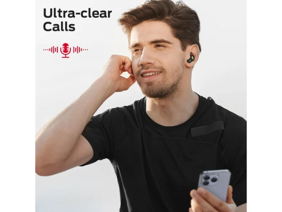 Black Wireless Earbuds — Wireless Earbuds, Generic Logic, Inc.