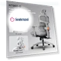 Превью Ergonomic Chair with Adjustable Backrest, Armrest, Headrest, and Footrest - Grey — Desk Chairs, NEWTRAL
