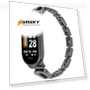 Превью U-shaped Diamond Bracelet Metal Watch Band for Xiaomi Smart Band 9/8 — Bands, Xiaomi