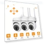 HD 1080p Wi-Fi Security Camera 3-Pack — Cameras & Monitors
