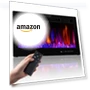 Превью 36" Electric Fireplace Insert with Remote Control, 12 Flame Colors, Slim Black Design — Electric Heating Solutions, RealSmart