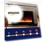 Превью 36" Electric Fireplace Insert with Remote Control, 12 Flame Colors, Slim Black Design — Electric Heating Solutions, RealSmart