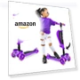 Превью 3-Wheeled Scooter for Kids with LED Lights and Adjustable Handlebar — Balance Bikes, Hurtle