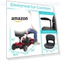 Превью 4 Wheel Mobility Scooter - Electric Powered Wheelchair Device for Adults and Elderly — Push Scooters, Vive Health