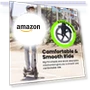 Превью Big Wheel Kick Scooter for Kids, Teens, and Adults - Foldable, Adjustable Height with Hand Brake — Push Scooters, AERO MOBILITY