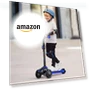 Превью Kids Scooter with Light Up Wheels, Adjustable Handlebar for Ages 3-12 — Push Scooters, TONBUX