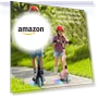Превью Electric Scooter for Kids with Adjustable Speed and Height, Flash Wheel & Deck Lights — Balance Bikes, LINGTENG