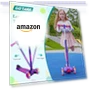 Превью Kids Kick Scooter with LED Lighted Wheels and Adjustable Handlebars — Push Scooters, Gotrax