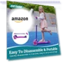 Превью Kids Kick Scooter with LED Lighted Wheels and Adjustable Handlebars — Push Scooters, Gotrax
