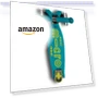 Превью Maxi Deluxe Foldable LED Scooter for Kids with Light-Up Wheels — Push Scooters, Micro