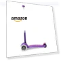 Превью Maxi Deluxe LED Three-Wheeled Scooter with Light-Up Wheels for Kids — Balance Bikes, Micro