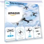 Превью Mini Drone with 1080P HD FPV Camera, Brushless Motor, Foldable Design — Drones, ALTITACO