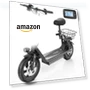 Превью Peak 1200W Electric Scooter with Seat, 30 Miles Range, 20MPH, Foldable Commuter Scooter — Electric Vehicles, Caroma
