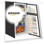 Превью 3.2 Cu.Ft Mini Fridge with Freezer, Double Door Compact Refrigerator — Mini Fridges, HOMCOM