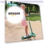 Превью Kids Kick Scooter with LED Lighted Wheels and Adjustable Handlebars — Balance Bikes, Gotrax