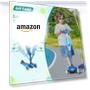Превью Kids Kick Scooter with LED Wheels and Adjustable Handlebars — Push Scooters, Gotrax