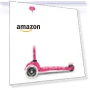 Превью Mini Deluxe LED Three-Wheeled Lean-to-Steer Scooter — Balance Bikes, Micro