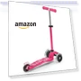 Превью Mini Deluxe LED Three-Wheeled Lean-to-Steer Scooter — Balance Bikes, Micro