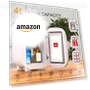 Превью Mini Fridge for Bedroom Skincare Cooler & Warmer Portable Small Refrigerator — Mini Fridges, Hansburg